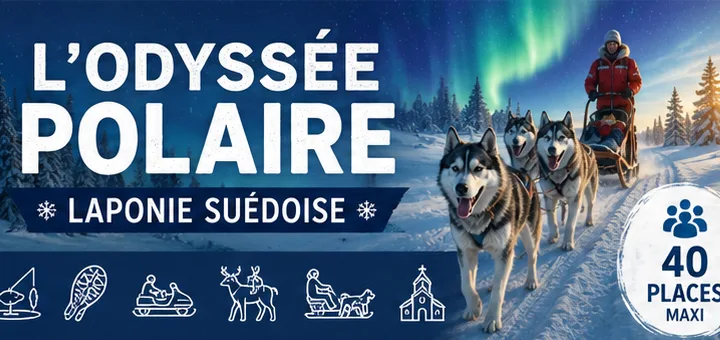 L’Odyssée Polaire – Laponie suédoise (8J/7N) L’Odyssée Polaire – Laponie suédoise (8J/7N)